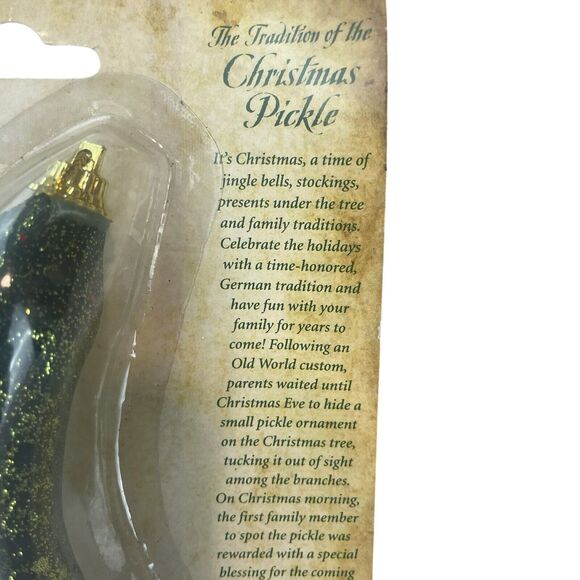 NEW Christmas Pickle Ornament Old World German Tradition  Xmas Decoration - Picture 3 of 4